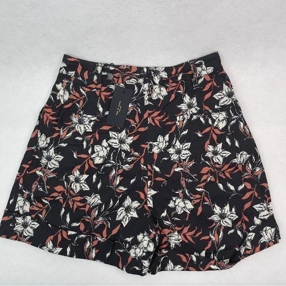 NWT Rag & Bone Ivy Printed Linen Shorts Size 0 - Picture 4 of 15